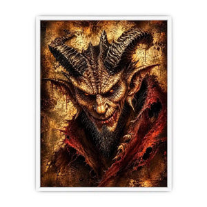 Fiery glare of the demon