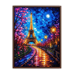 A vibrant Parisian nightscape