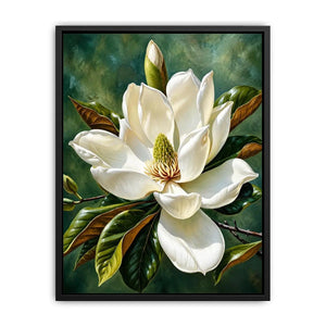 Magnolia bloom in soft light