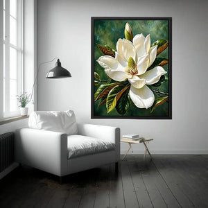 Magnolia bloom in soft light