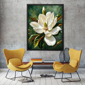 Magnolia bloom in soft light