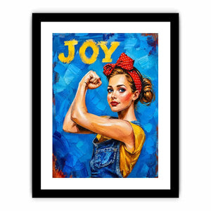 Joyful empowerment poster art