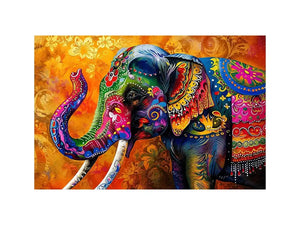 Colorful Elephant Canvas Print