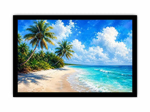 Calm Beach Canvas Print