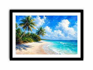 Calm Beach Canvas Print