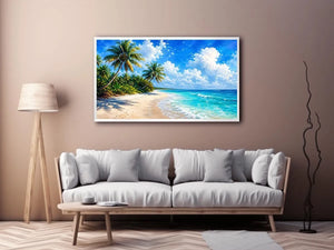 Calm Beach Canvas Print
