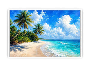 Calm Beach Canvas Print