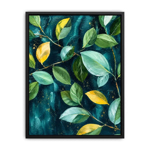Green leaf Canvas Print