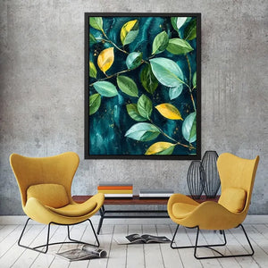 Green leaf Canvas Print