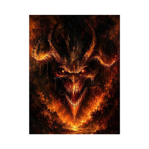 Demon Canvas Print