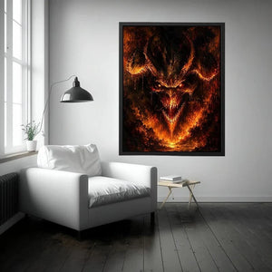 Demon Canvas Print