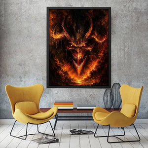 Demon Canvas Print