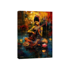 Sarasvati Canvas Print