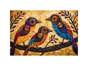 Three Bird Canvas Print