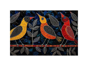 Three Bird Canvas Print