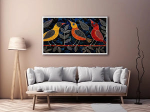 Three Bird Canvas Print