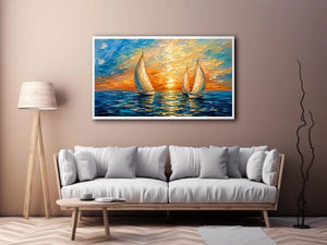 Sailing Canvas Print