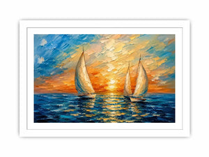 Sailing Canvas Print