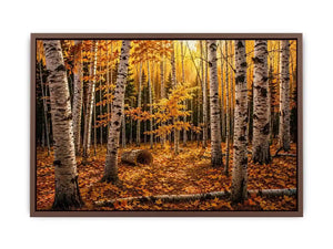 Yellow Forest Canvas Print