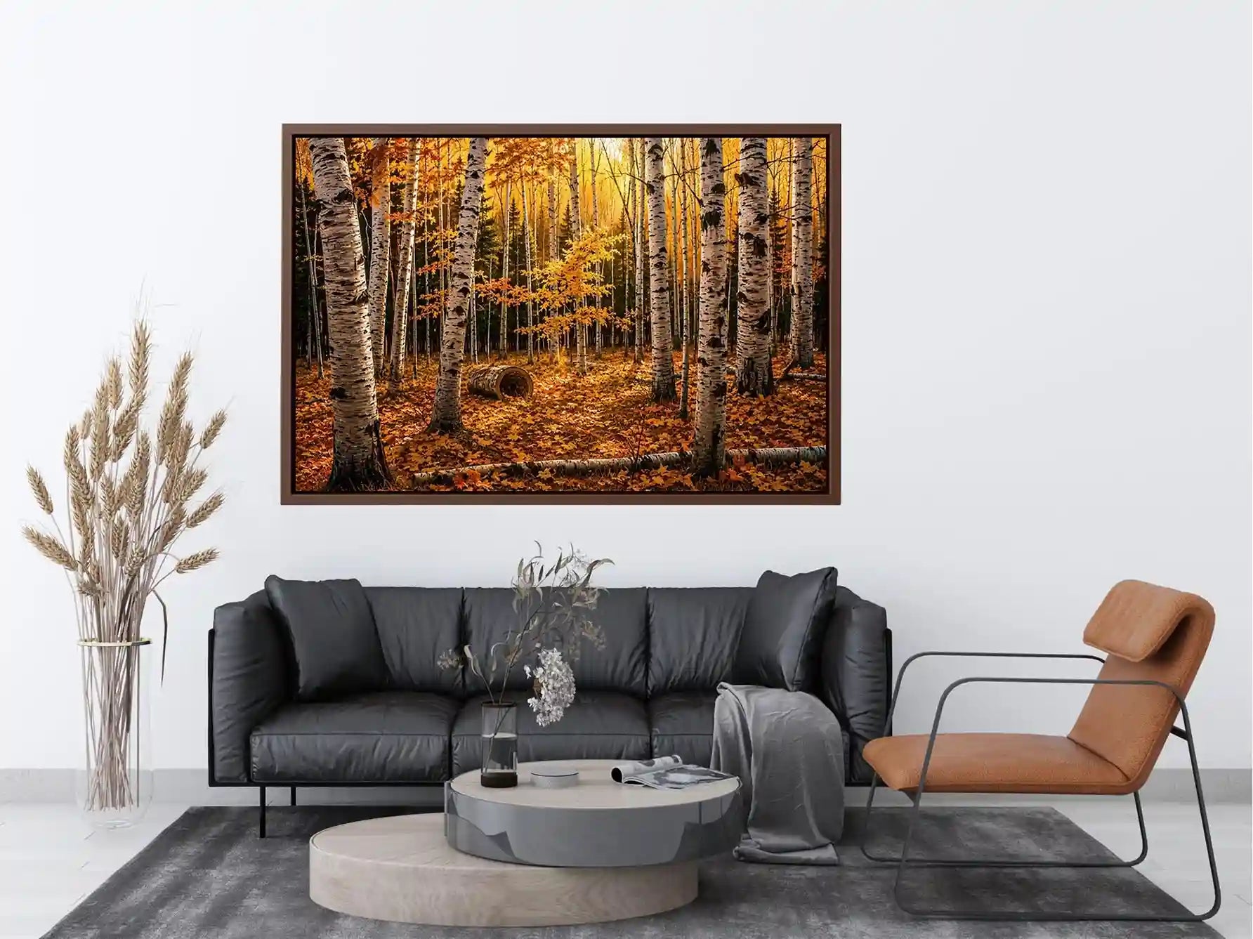 Yellow Forest Canvas Print