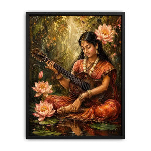 Sarasvati Devi Canvas Print