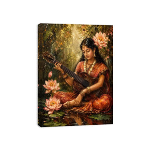 Sarasvati Devi Canvas Print
