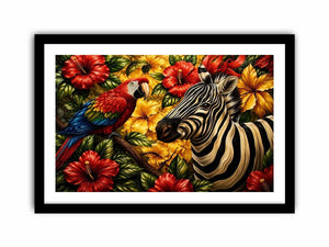 Zebra Canvas Print