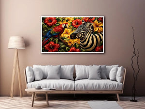 Zebra Canvas Print