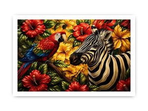 Zebra Canvas Print