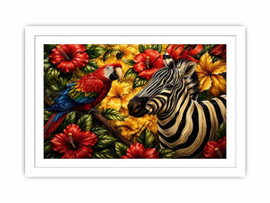Zebra Canvas Print