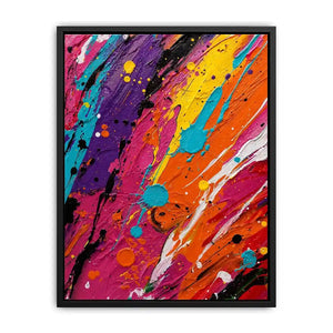 Color Drip Canvas Print