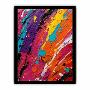 Color Drip Canvas Print