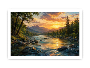 River Side Canvas Print