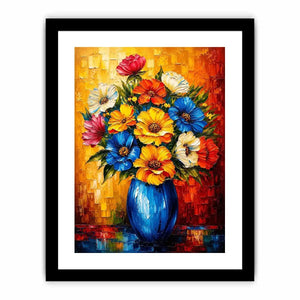 Flowers and Vase Canvas Print