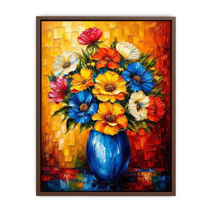 Flowers and Vase Canvas Print