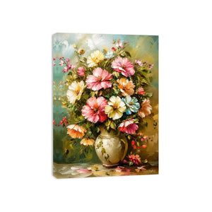Flowers and Vase Canvas Print