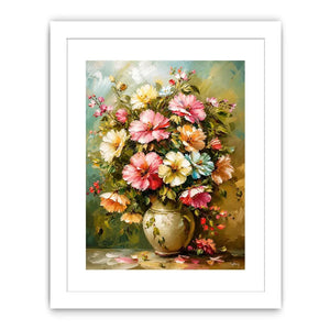 Flowers and Vase Canvas Print