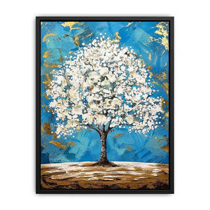 White Tree Canvas Print
