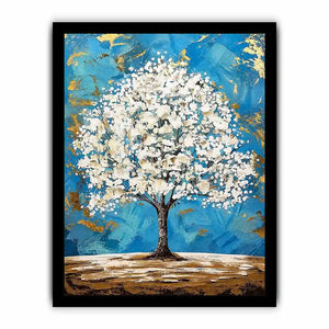 White Tree Canvas Print