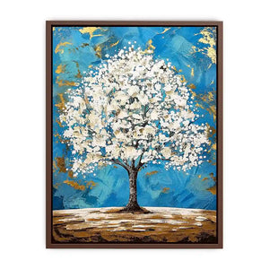 White Tree Canvas Print