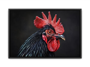 Black Cock Canvas Print
