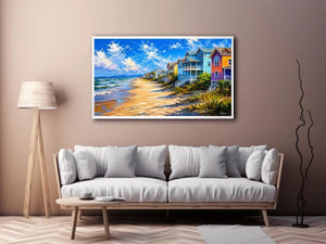 Beach Side Living Canvas Print