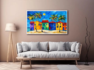 Beach House Canvas Print