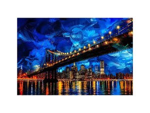 New York Bridge Canvas Print