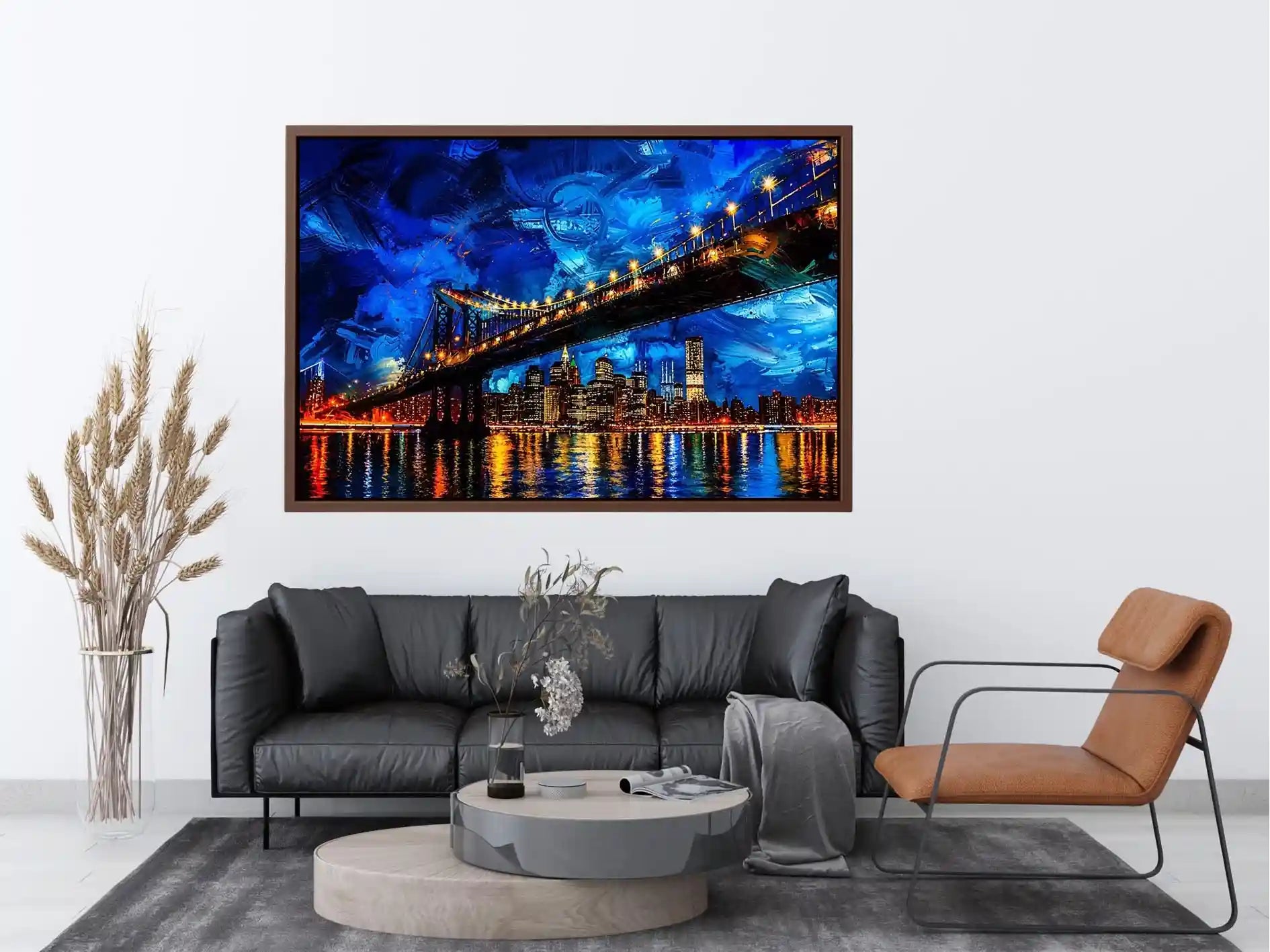 New York Bridge Canvas Print