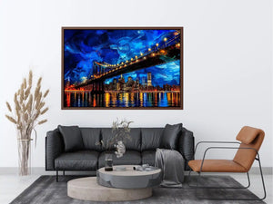New York Bridge Canvas Print
