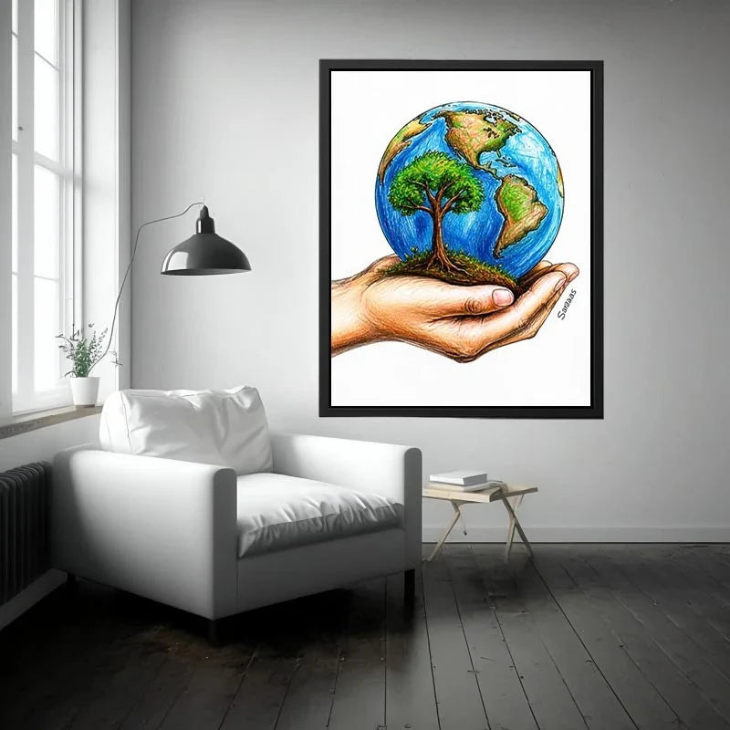 Save Earth Canvas Print
