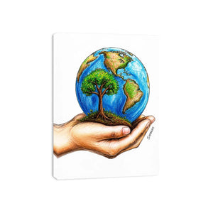 Save Earth Canvas Print