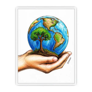 Save Earth Canvas Print