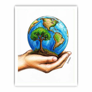 Save Earth Canvas Print